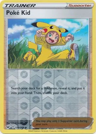 Sword & Shield Poké Kid #173/202 reverse holo